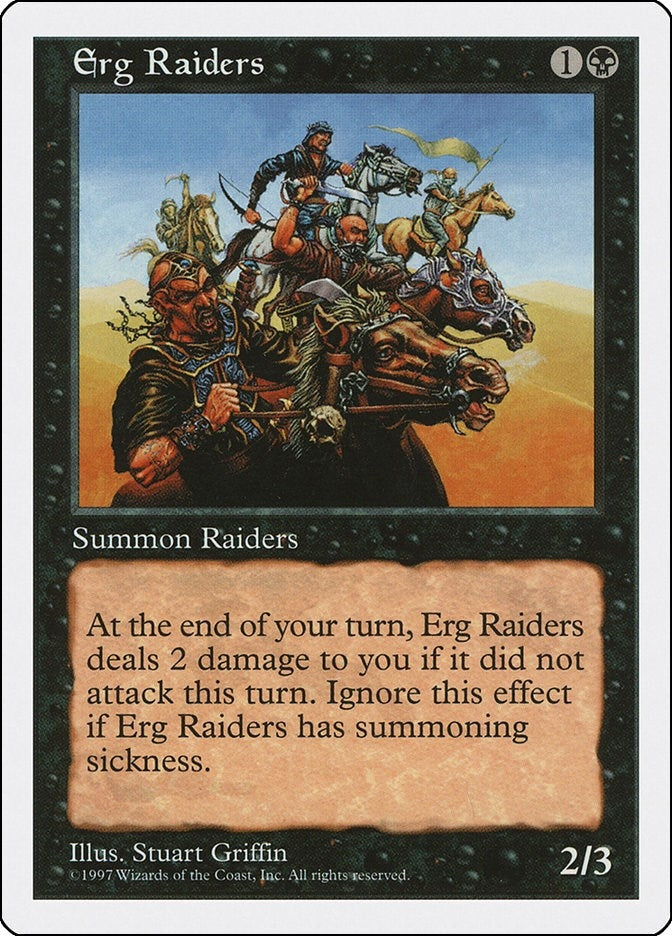 Erg Raiders [5ED] - MTG Single