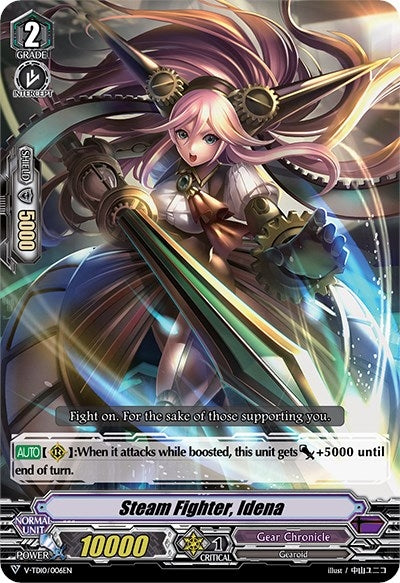 Steam Fighter Idena (10006) [V-TD10] - Cardfight Vanguard Single