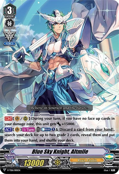 Blue Sky Knight Altmile (11001) [V-TD11] - Cardfight Vanguard Single