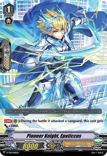 Pioneer Knight Epaticcus (RRR Foil) (11006) [V-TD11] - Cardfight Vanguard Single