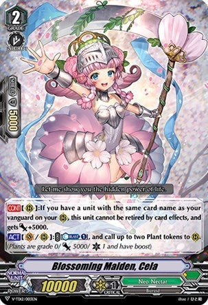 Blossoming Maiden Cela (RRR Foil) (12003) [V-TD12] - Cardfight Vanguard Single
