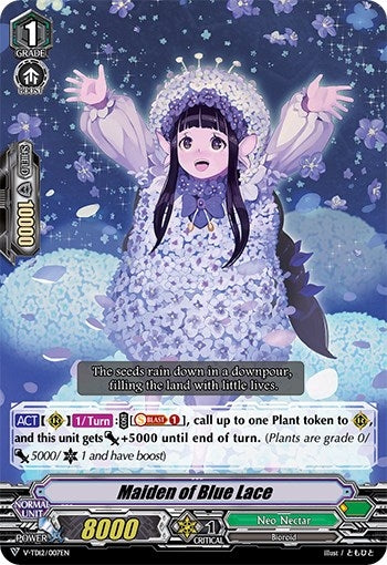 Maiden of Blue Lace (RRR Foil) (12007) [V-TD12] - Cardfight Vanguard Single