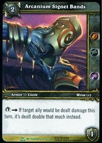 Arcanium Signet Bands - WoW Single