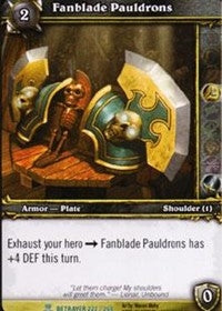 Fanblade Pauldrons - WoW Single