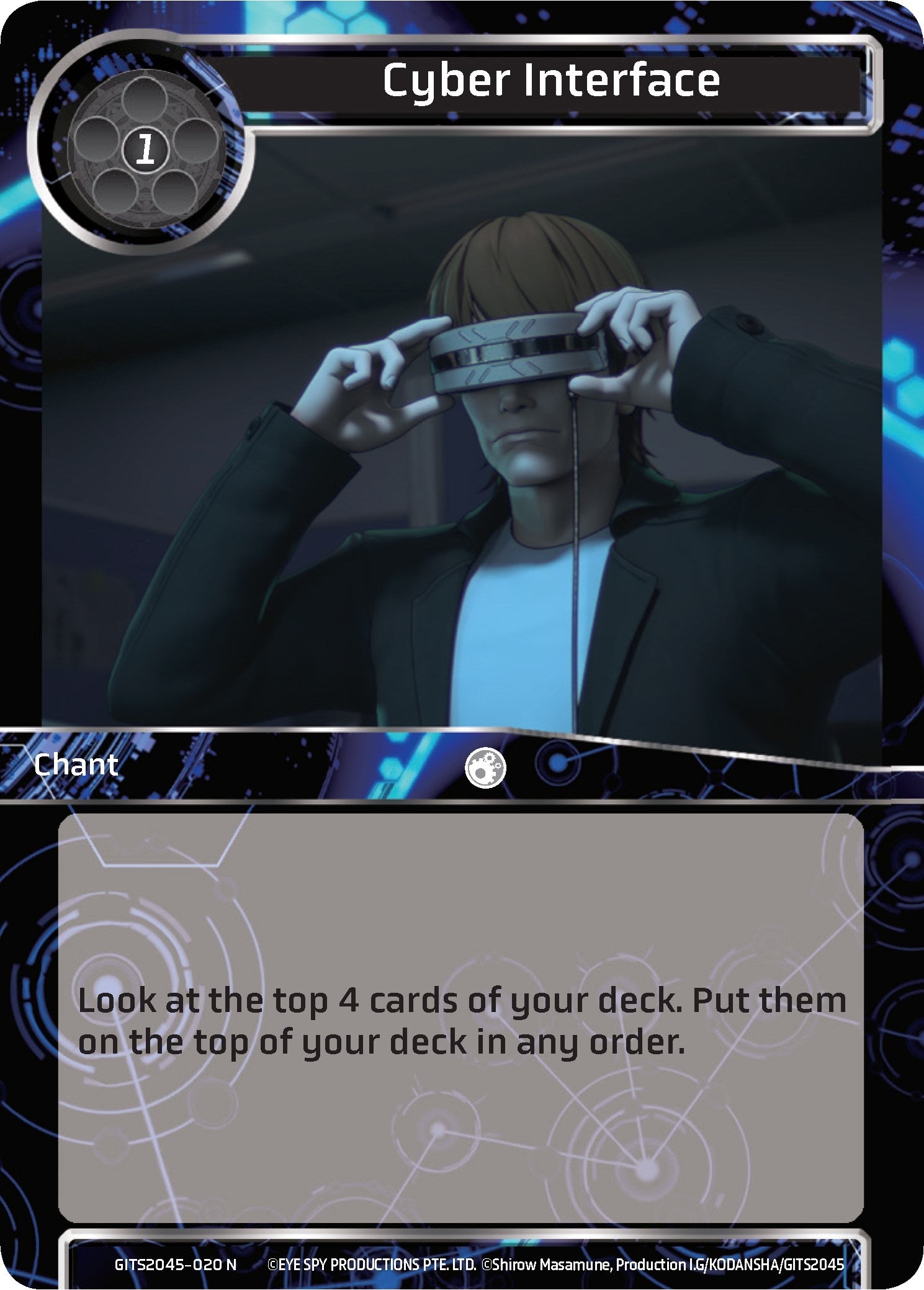 Cyber Interface (2045020) [GITS2045] - Force of Will Single
