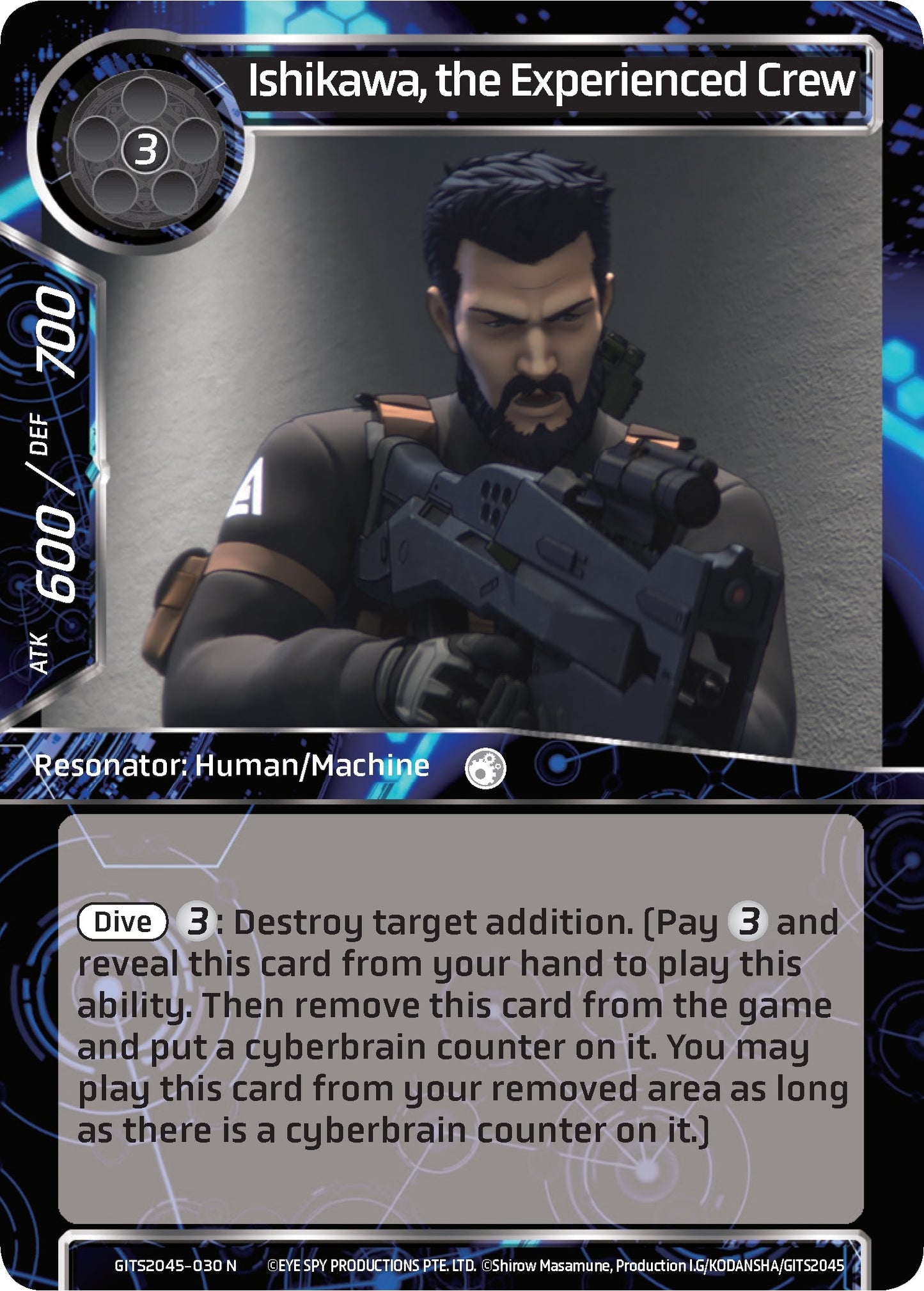 Ishikawa the Experienced Crew (2045030) [GITS2045] - Force of Will Single