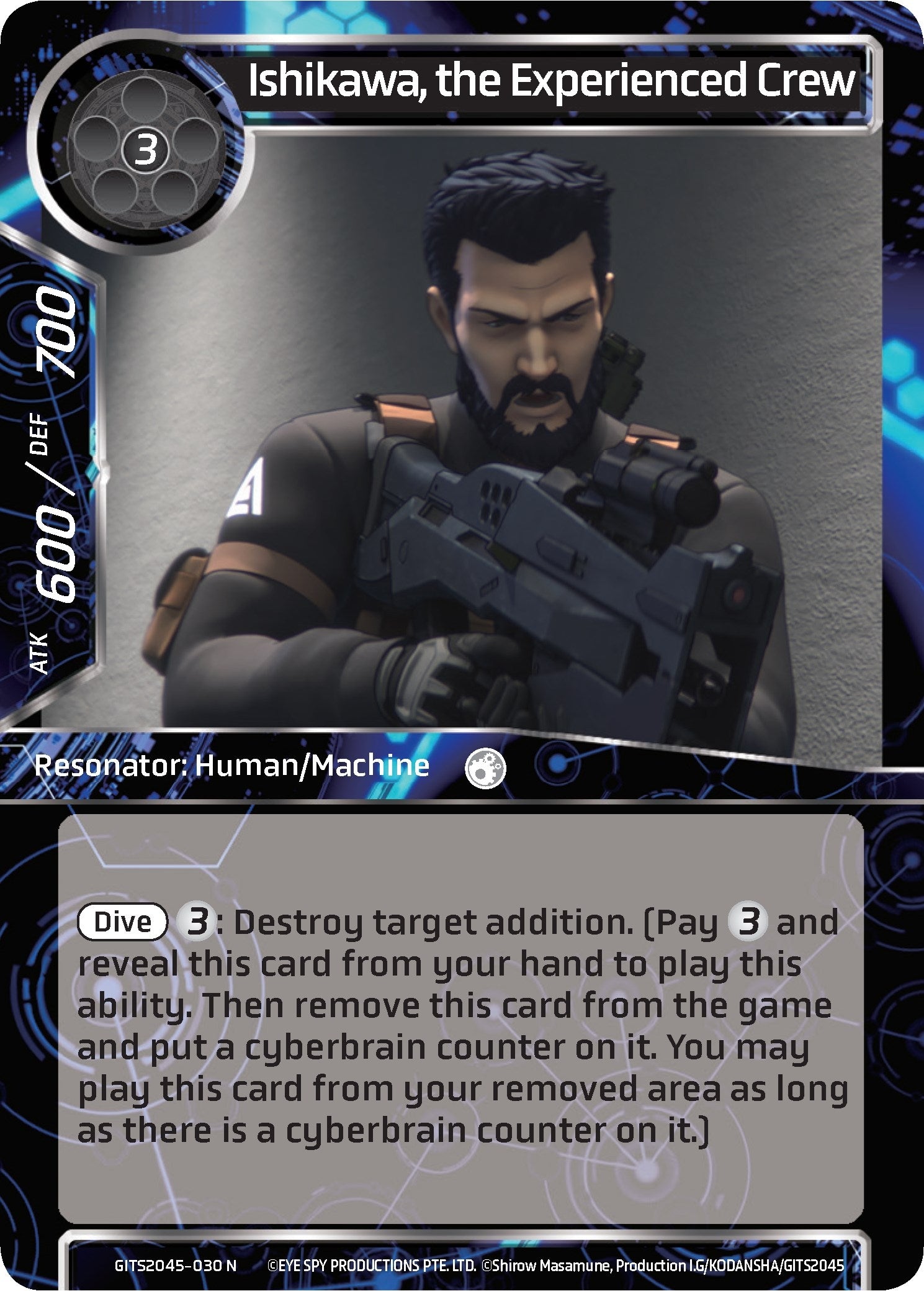 Ishikawa the Experienced Crew (2045030) [GITS2045] - Force of Will Single