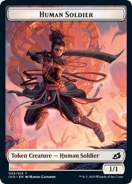 Human Soldier Token (003) (0) [IKO] - MTG Single