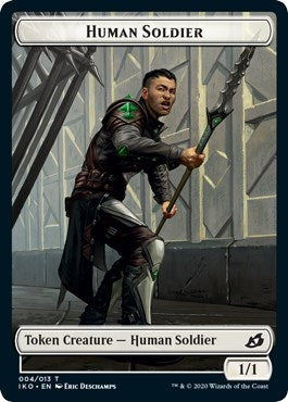 Human Soldier Token (004) (0) [IKO] - MTG Single