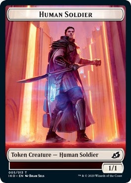Human Soldier Token (005) (0) [IKO] - MTG Single