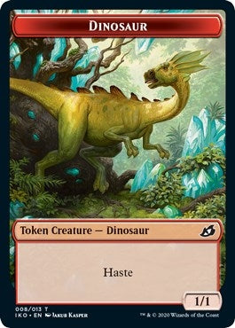 Dinosaur Token (0) [IKO] - MTG Single