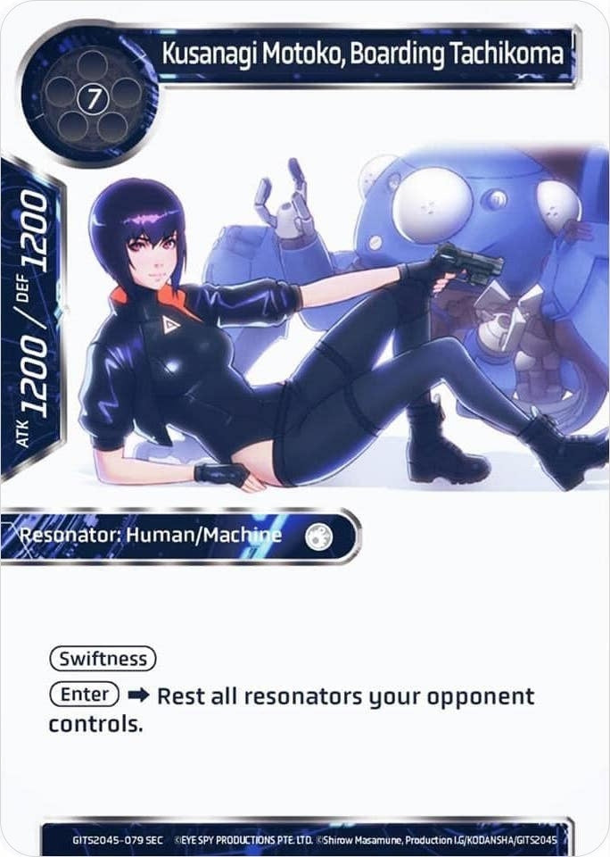 Kusanagi Motoko Boarding Tachikoma (Secret) (2045079) [GITS2045] - Force of Will Single