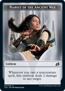Emblem - Narset of the Ancient Way (0) [IKO] - MTG Single