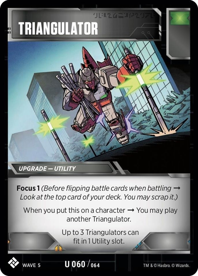 Triangulator (60) [TMA] - Transformers TCG Single