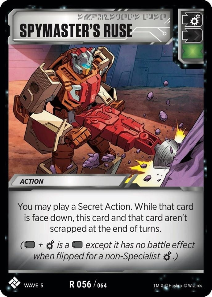 Spymaster’s Ruse (56) [TMA] - Transformers TCG Single