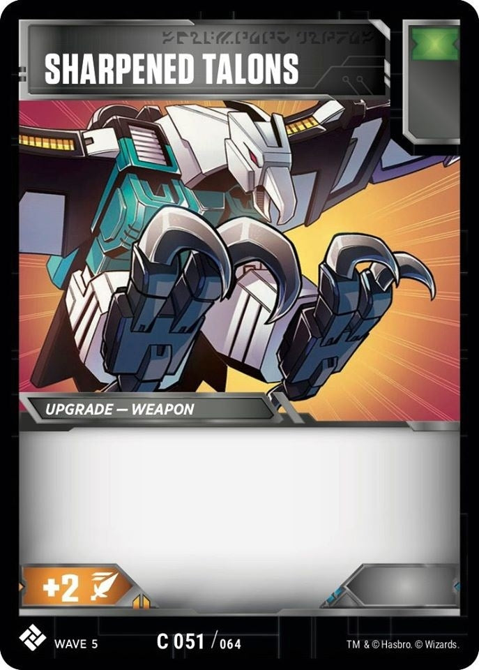 Sharpened Talons (51) [TMA] - Transformers TCG Single