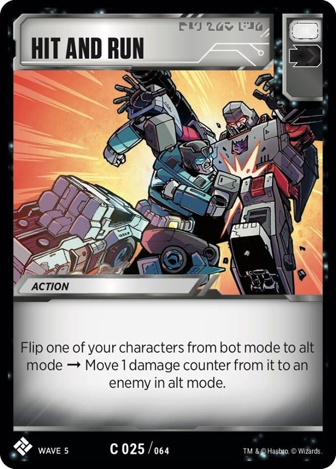 Hit and Run (25) [TMA] - Transformers TCG Single