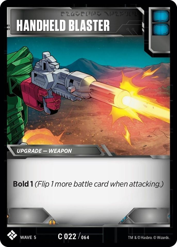 Handheld Blaster (22) [TMA] - Transformers TCG Single