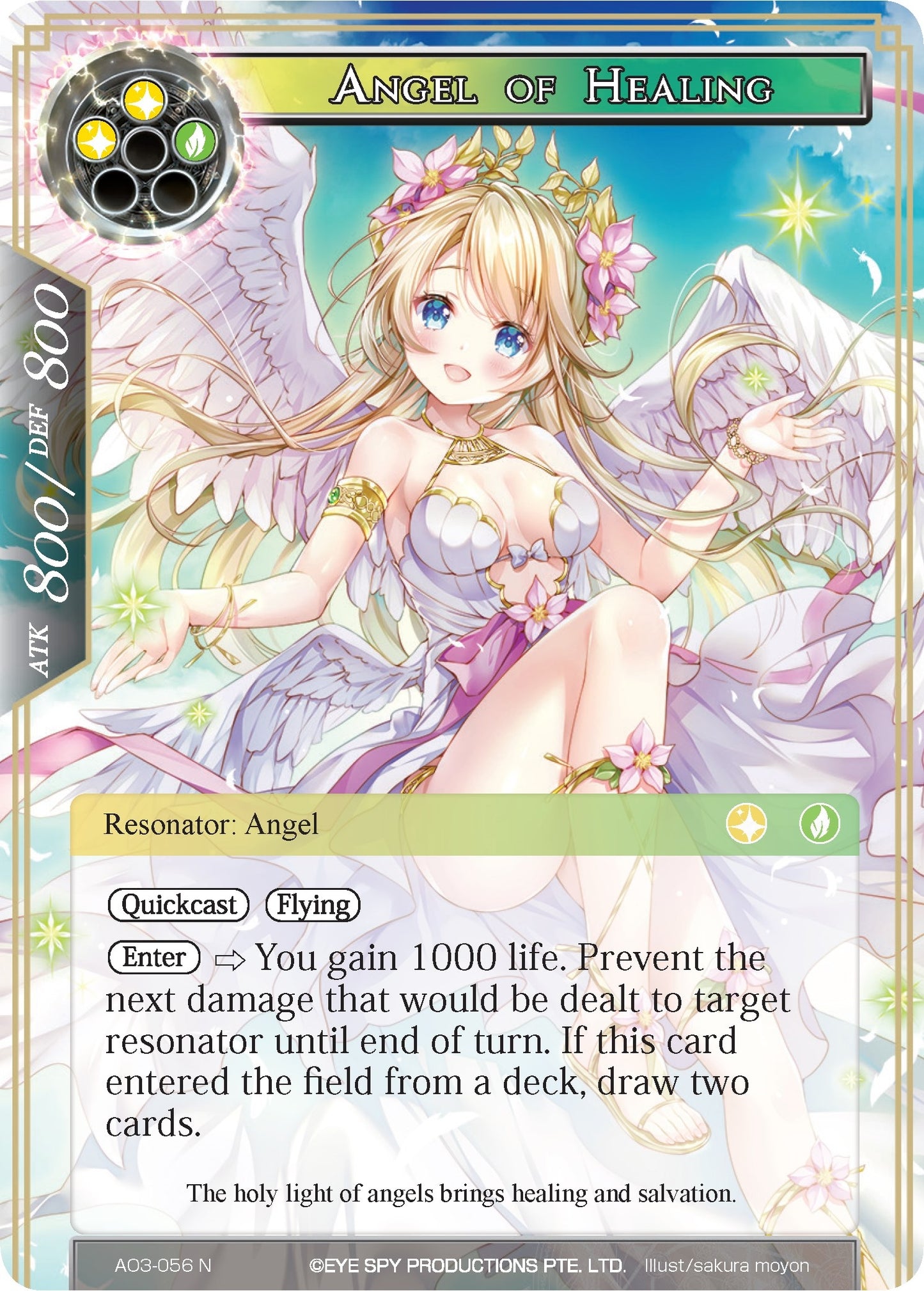 Angel of Healing (3056) [AO3] - Force of Will Single