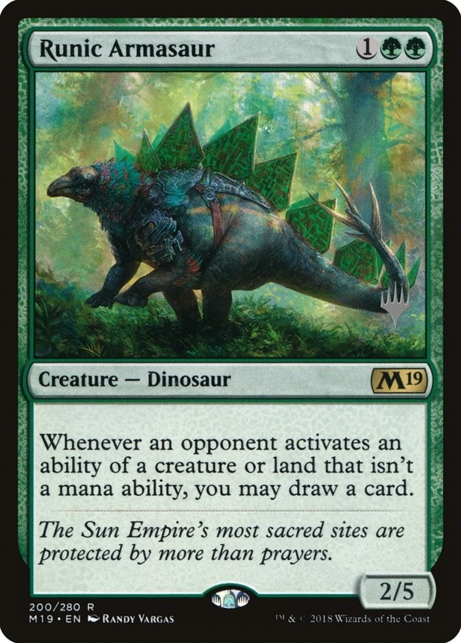 Runic Armasaur (200) [PPIKO] - MTG Single