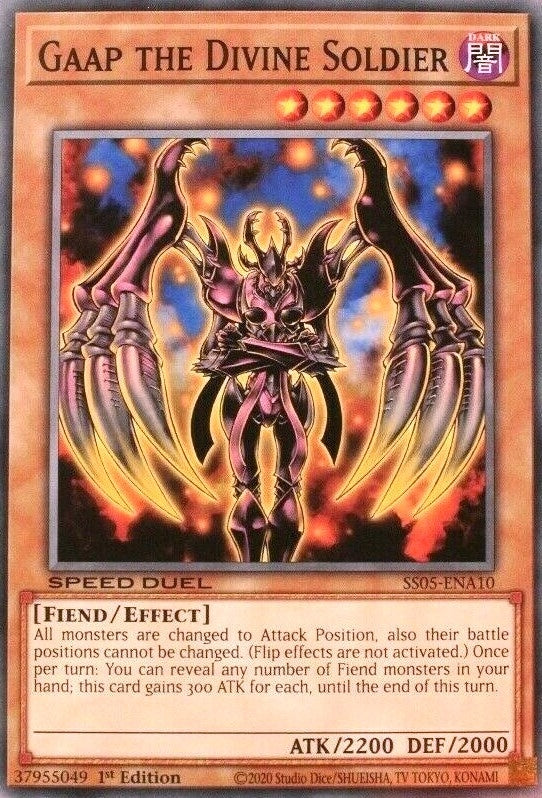 Gaap the Divine Soldier (510) (SS05) - YuGiOh Single