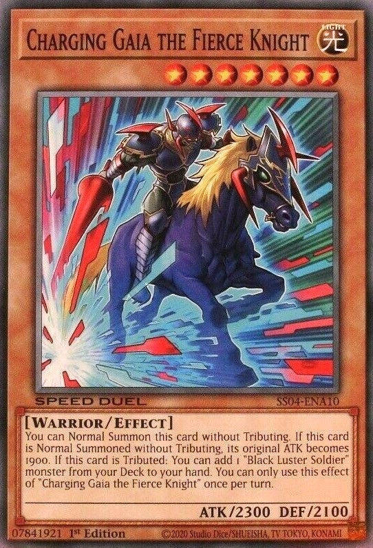 Charging Gaia the Fierce Knight (410) (SS04) - YuGiOh Single