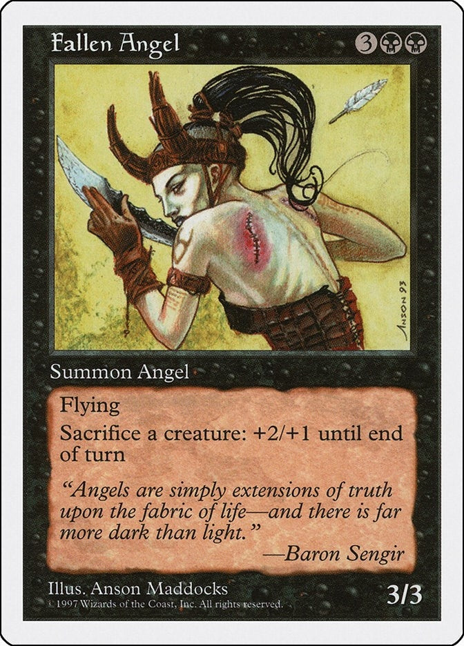 Fallen Angel [5ED] - MTG Single
