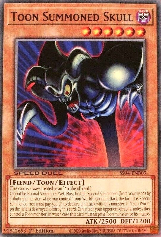 Toon Summoned Skull (409) (SS04) - YuGiOh Single