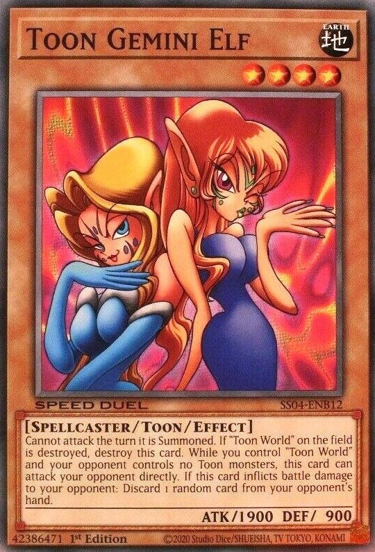 Toon Gemini Elf (412) (SS04) - YuGiOh Single