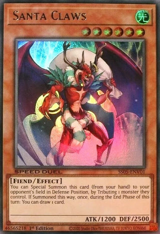 Santa Claws (501) (SS05) - YuGiOh Single