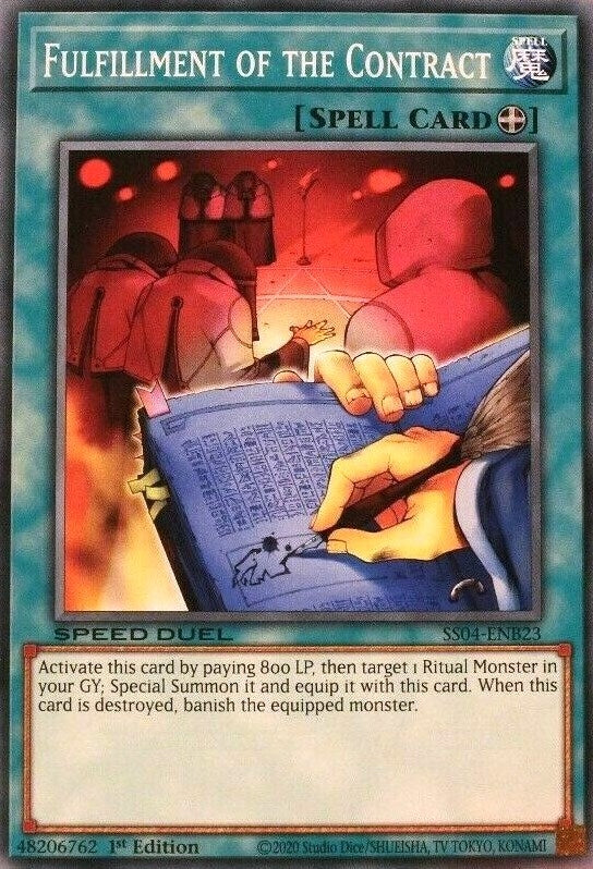 Fulfillment of the Contract (423) (SS04) - YuGiOh Single
