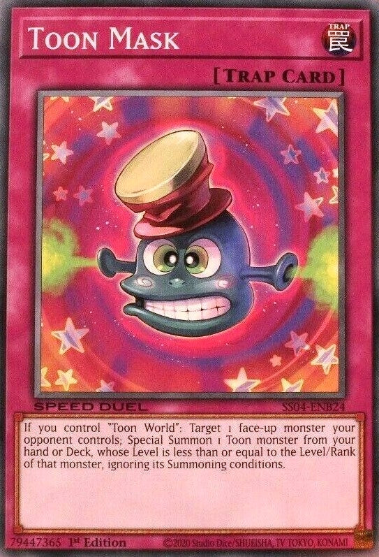 Toon Mask (424) (SS04) - YuGiOh Single