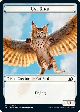 Cat Bird // Human Soldier (004) Double-sided Token (0) [IKO] - MTG Single
