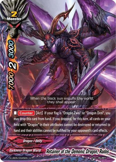 Retainer of the Demonic Dragon Rados (50045) [S-UB05] - Future Card BuddyFight Single