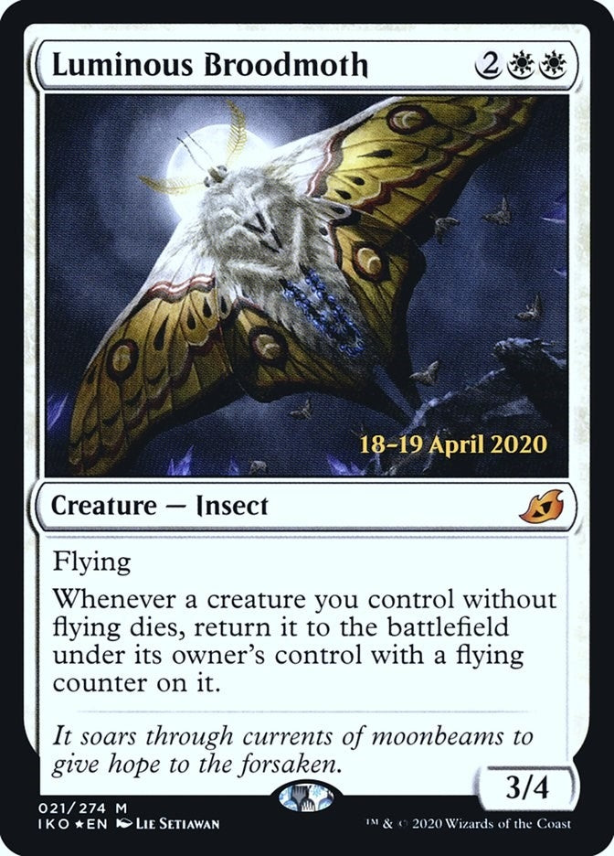 Luminous Broodmoth (21) [PRE] - MTG Single