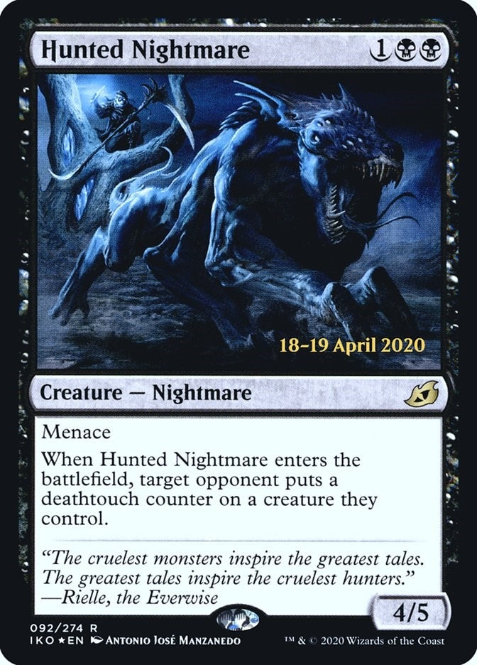 Hunted Nightmare (92) [PRE] - MTG Single
