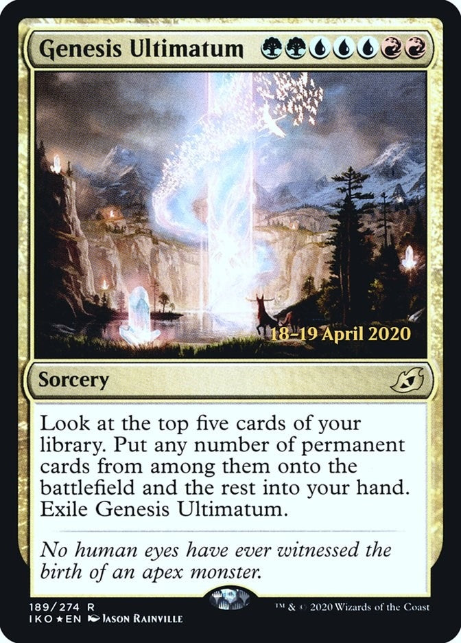 Genesis Ultimatum (189) [PRE] - MTG Single