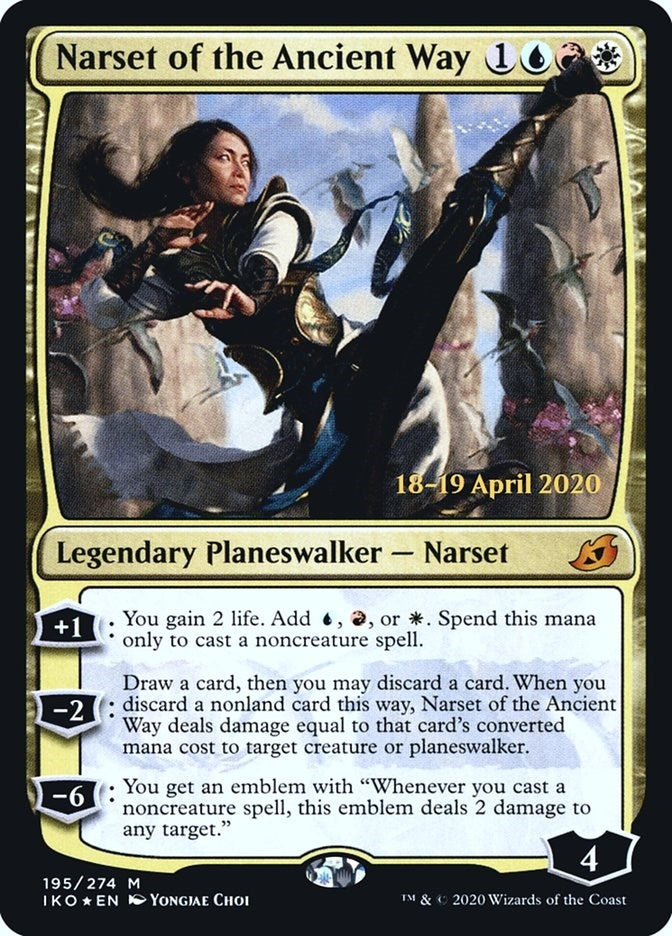 Narset of the Ancient Way (195) [PRE] - MTG Single