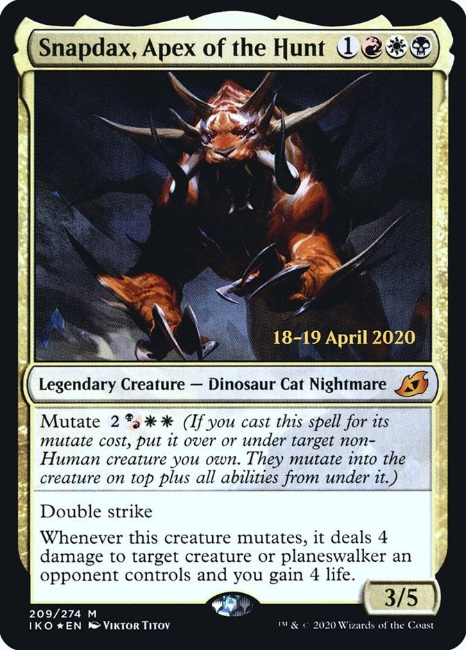 Snapdax Apex of the Hunt (209) [PRE] - MTG Single