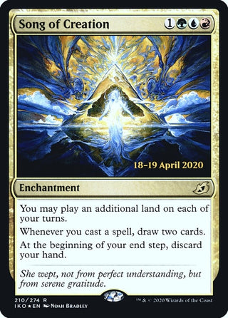 Song of Creation (210) [PRE] - MTG Single