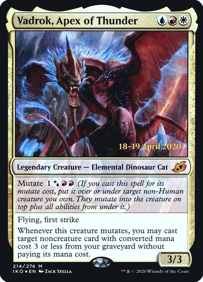 Vadrok Apex of Thunder (214) [PRE] - MTG Single