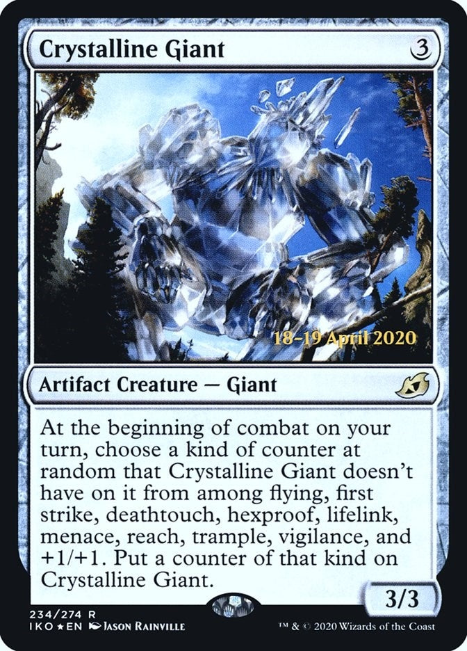 Crystalline Giant (234) [PRE] - MTG Single