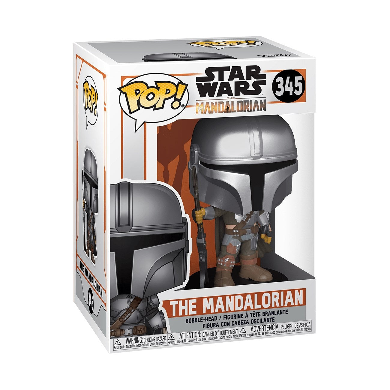 Star Wars The Mandalorian: The Mandalorian (Bobble-Head) (345) [POP!] - Funko Sealed