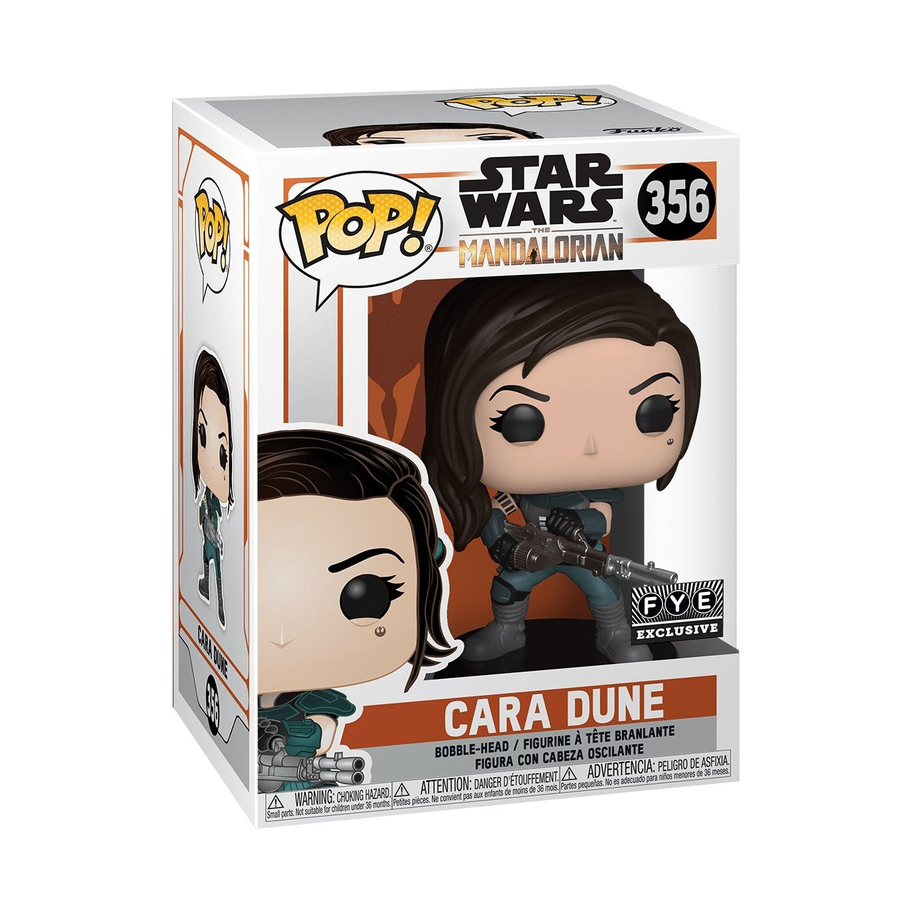 Star Wars The Mandalorian: Cara Dune (Bobble-Head) (FYE Exclusive) (356) [POP!] - Funko Sealed