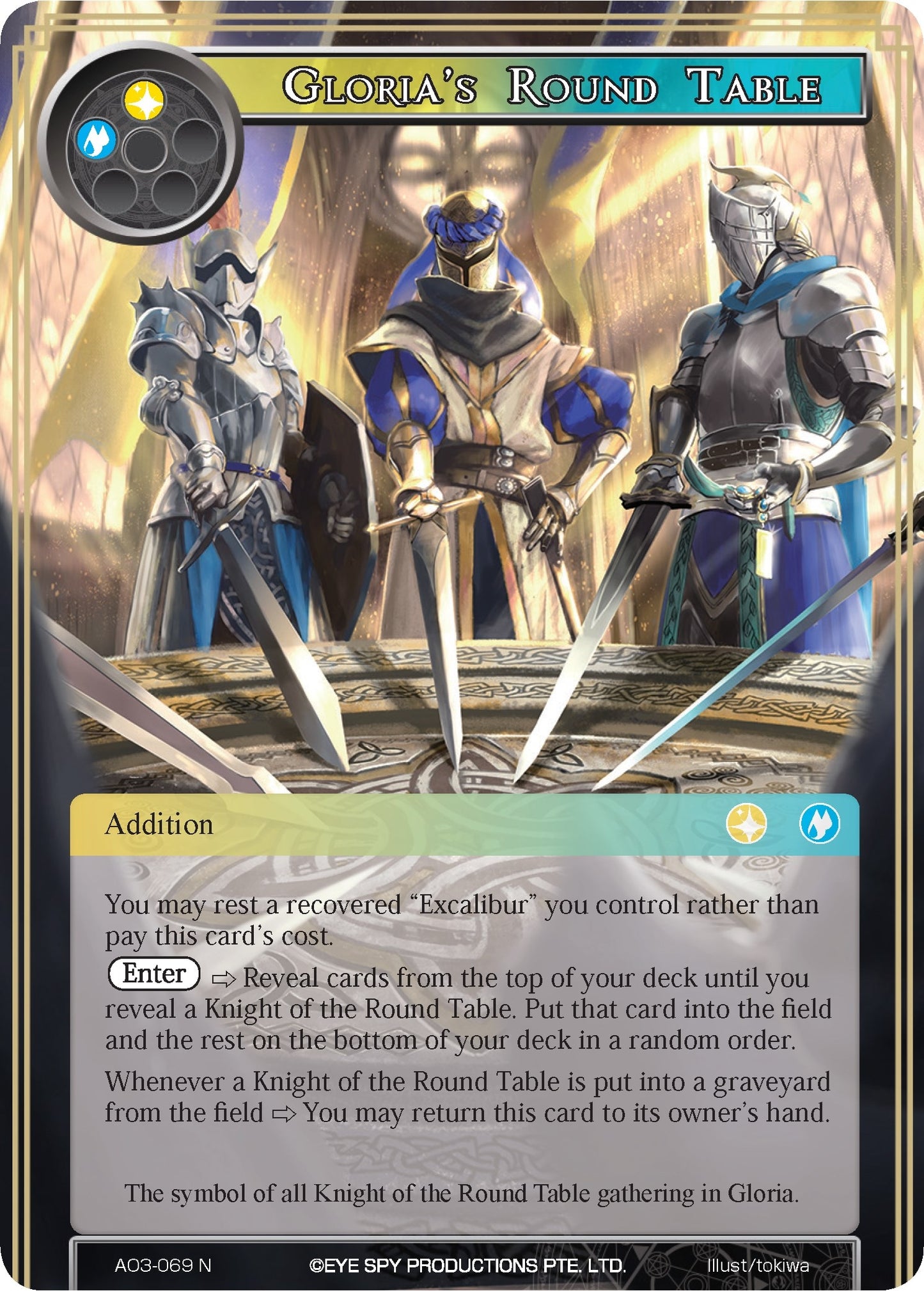Gloria’s Round Table (3069) [AO3] - Force of Will Single