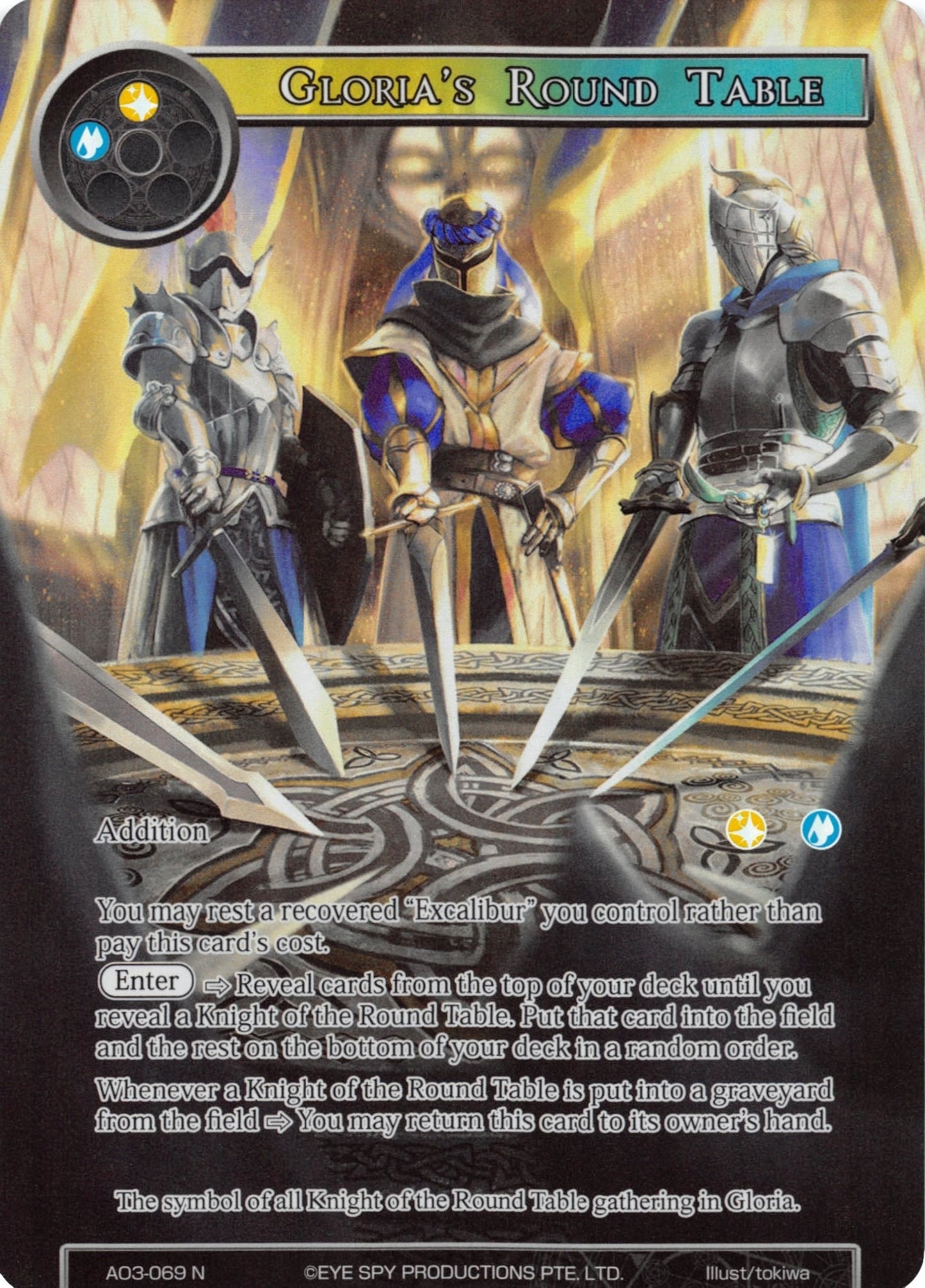 Gloria’s Round Table (Full Art) (3069) [AO3] - Force of Will Single