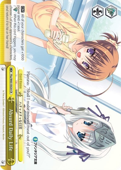 Absurd Daily Life (65020) [Fab/W65] - Weiss Schwarz Single
