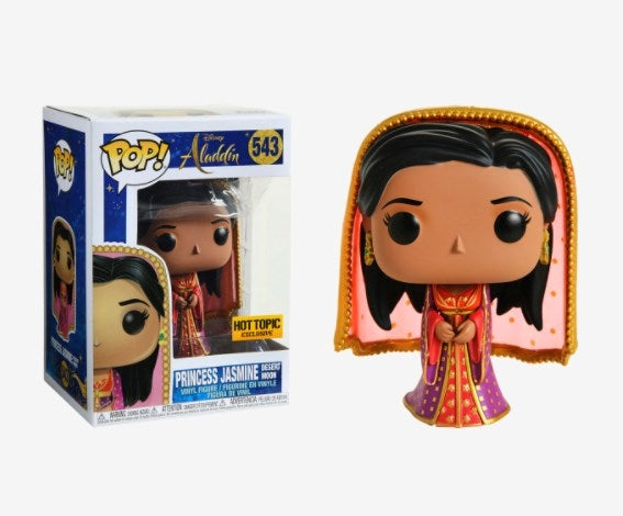 Aladdin: Princess Jasmine Desert Moon (Hot Topic Exclusive) (543) [POP!] - Funko Sealed