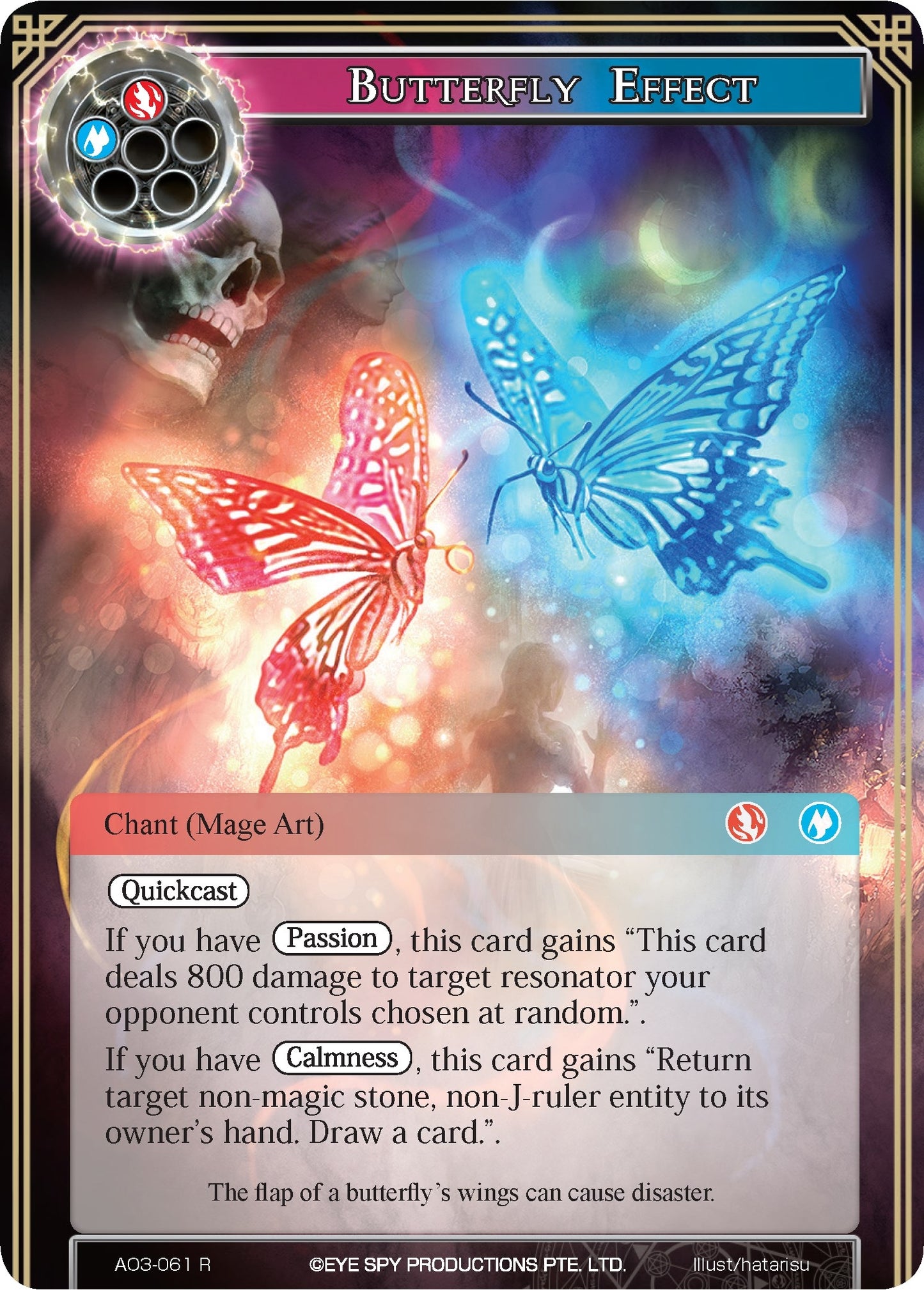 Butterfly Effect (3061) [AO3] - Force of Will Single