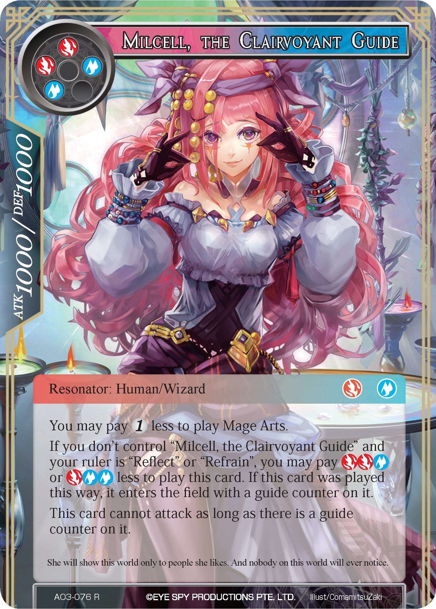 Milcell the Clairvoyant Guide (3076) [AO3] - Force of Will Single